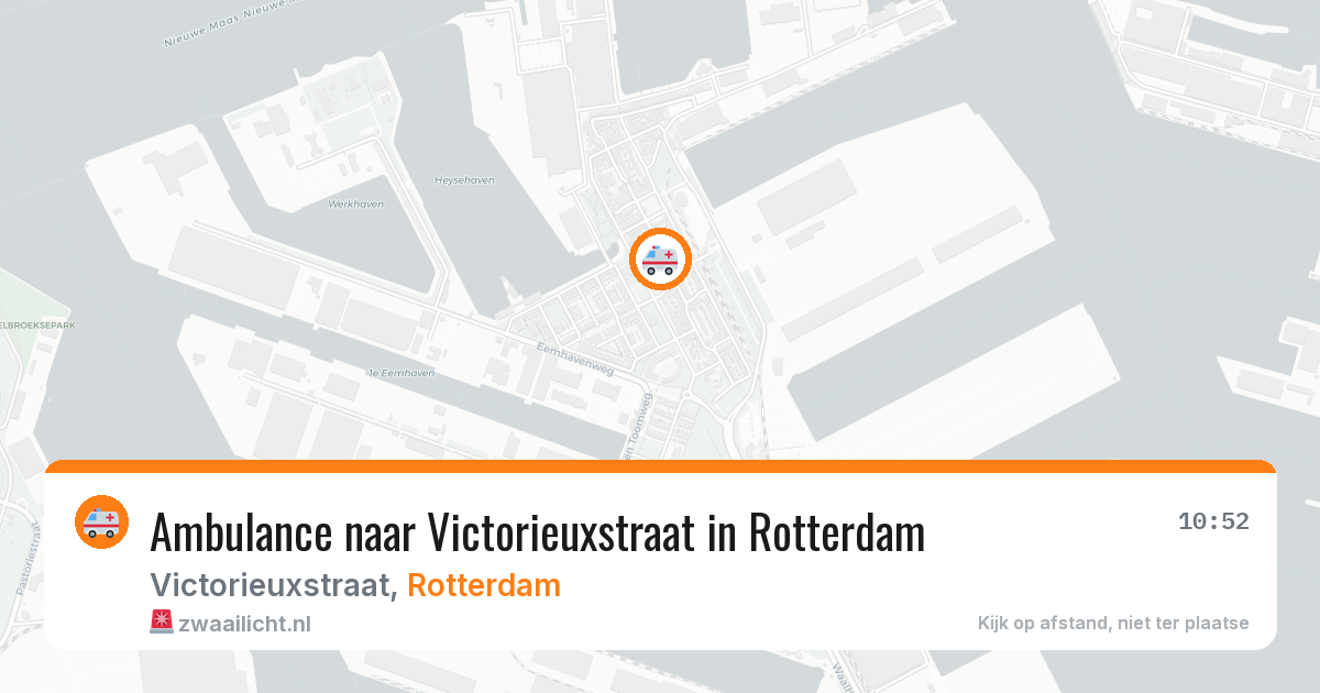Ambulance naar Victorieuxstraat in Rotterdam — 14 aug 2026