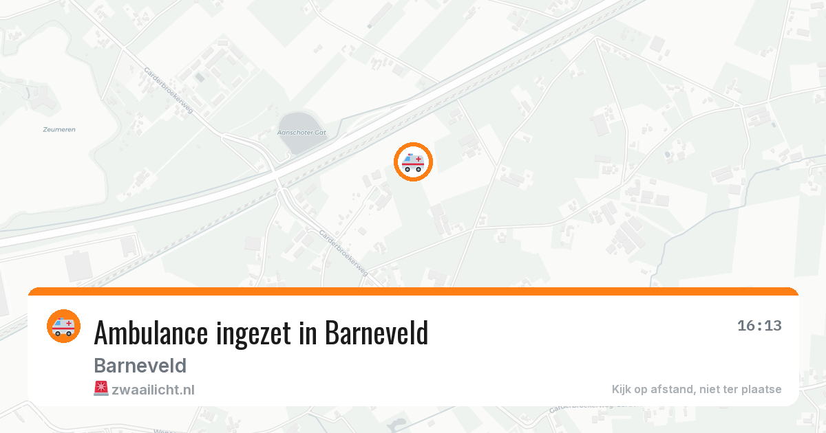 Ambulance ingezet in Barneveld — 2 jun 2026