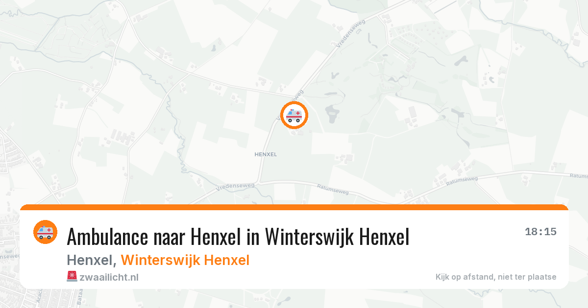 Ambulance naar Henxel in Winterswijk Henxel — 24 jun 2026