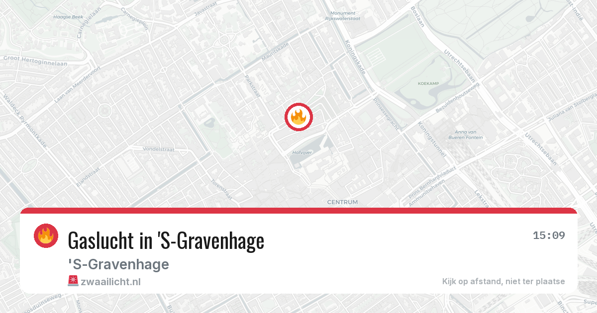 Gaslucht in 'S-Gravenhage — 16 jun 2026
