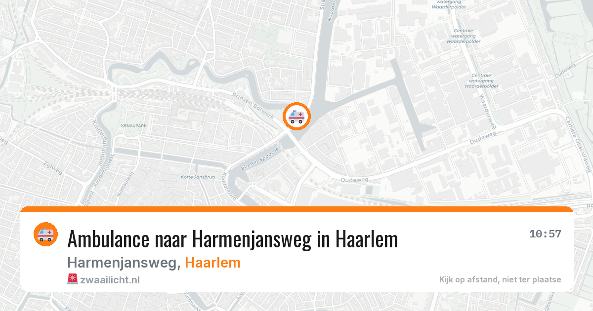 Ambulance naar Harmenjansweg in Haarlem — 6 aug 2026