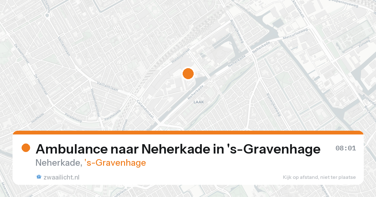 Ambulance naar Neherkade in 's-Gravenhage — 27 mei 2026