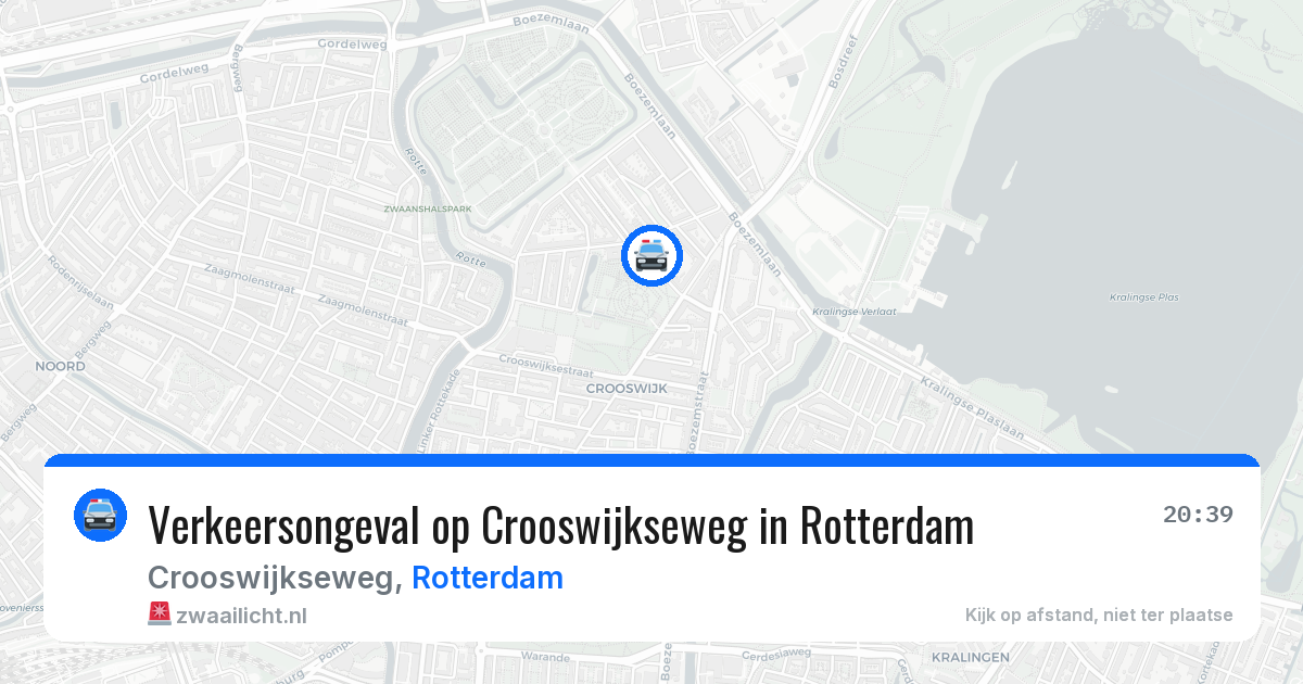 Verkeersongeval op Crooswijkseweg in Rotterdam — 27 mei 2026