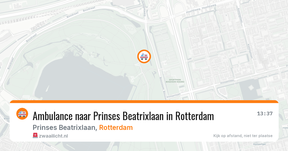 Ambulance naar Prinses Beatrixlaan in Rotterdam — 19 mei 2026