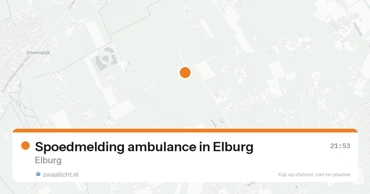 Spoedmelding ambulance in Elburg — 7 feb 2026