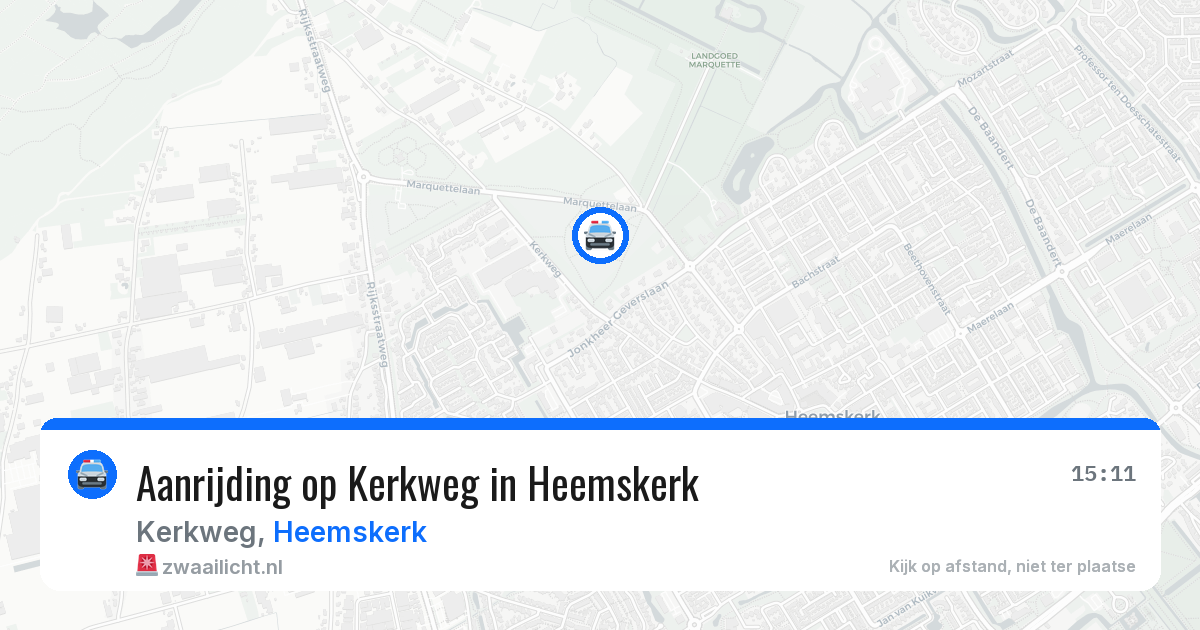 Aanrijding op Kerkweg in Heemskerk — 21 mei 2026