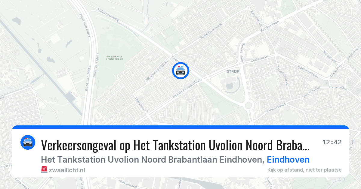 Verkeersongeval op Het Tankstation Uvolion Noord Brabantlaan Eindhoven in Eindhoven — 13 mei 2026