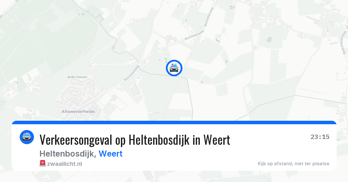Verkeersongeval op Heltenbosdijk in Weert — 30 jan 2026