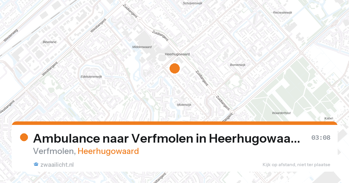 Ambulance naar Verfmolen in Heerhugowaard — 7 feb 2026