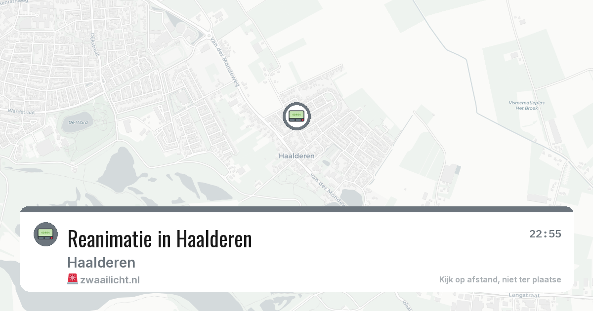 Reanimatie in Haalderen — 29 jan 2026