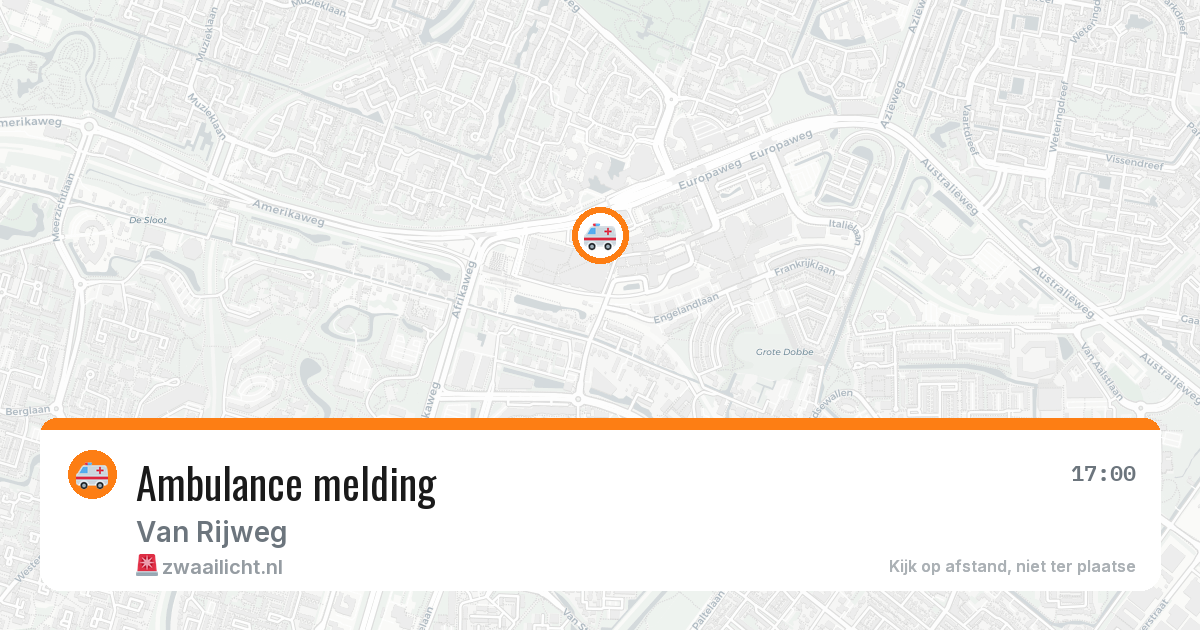 Ambulance melding — 9 feb 2026