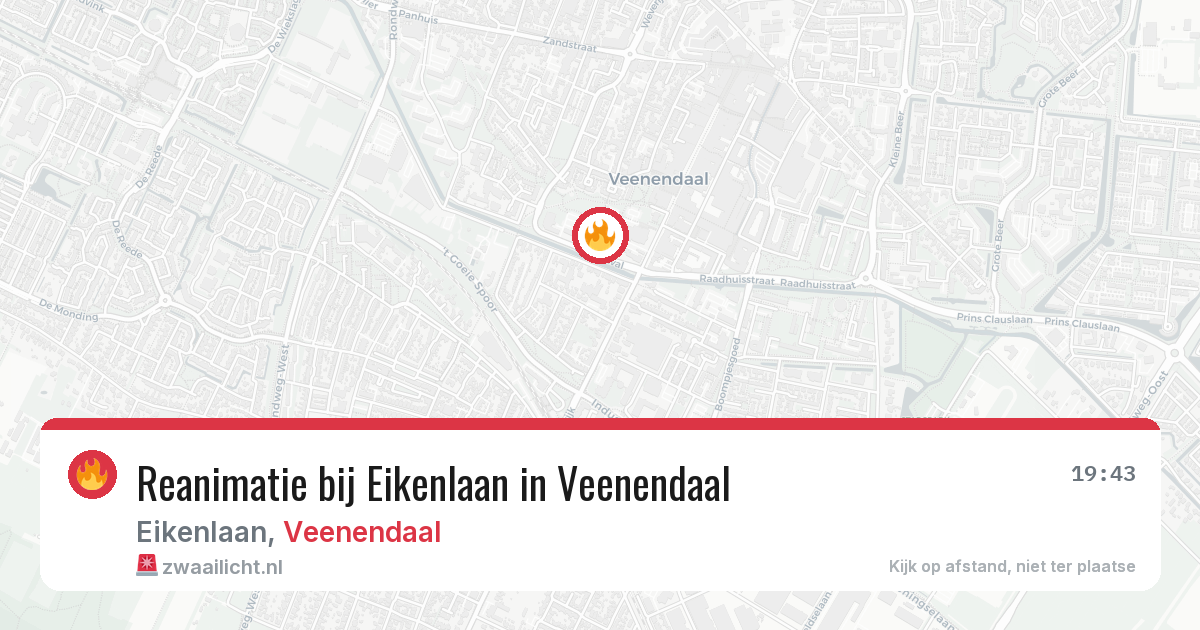 Reanimatie bij Eikenlaan in Veenendaal — 30 apr 2026