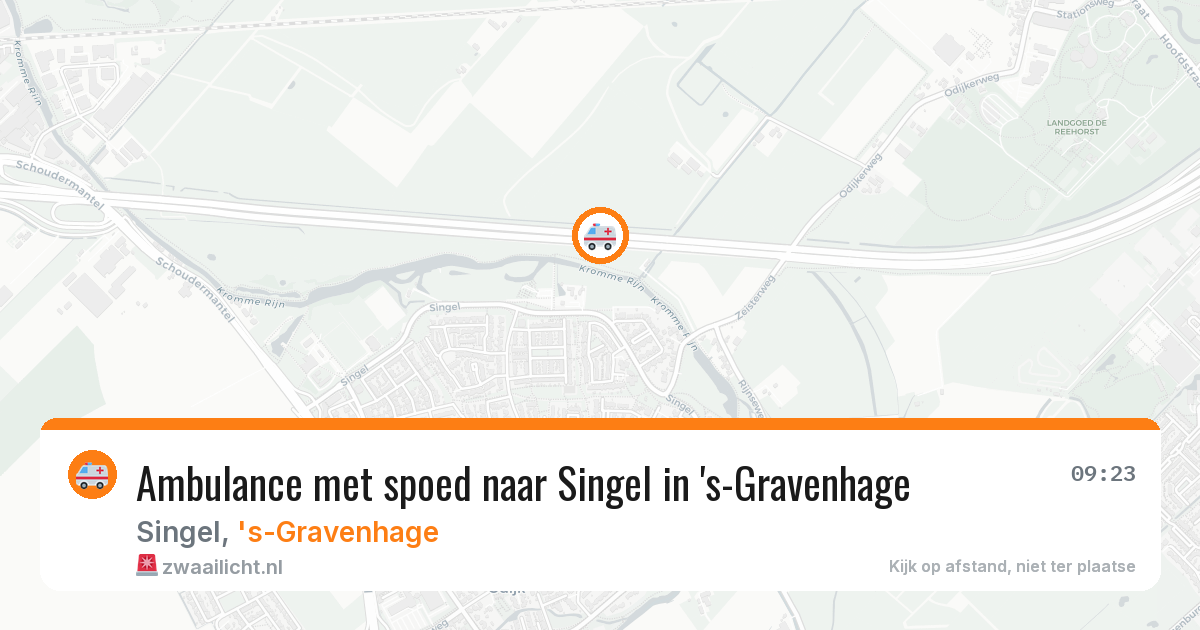 Ambulance met spoed naar Singel in 's-Gravenhage — 28 jan 2026