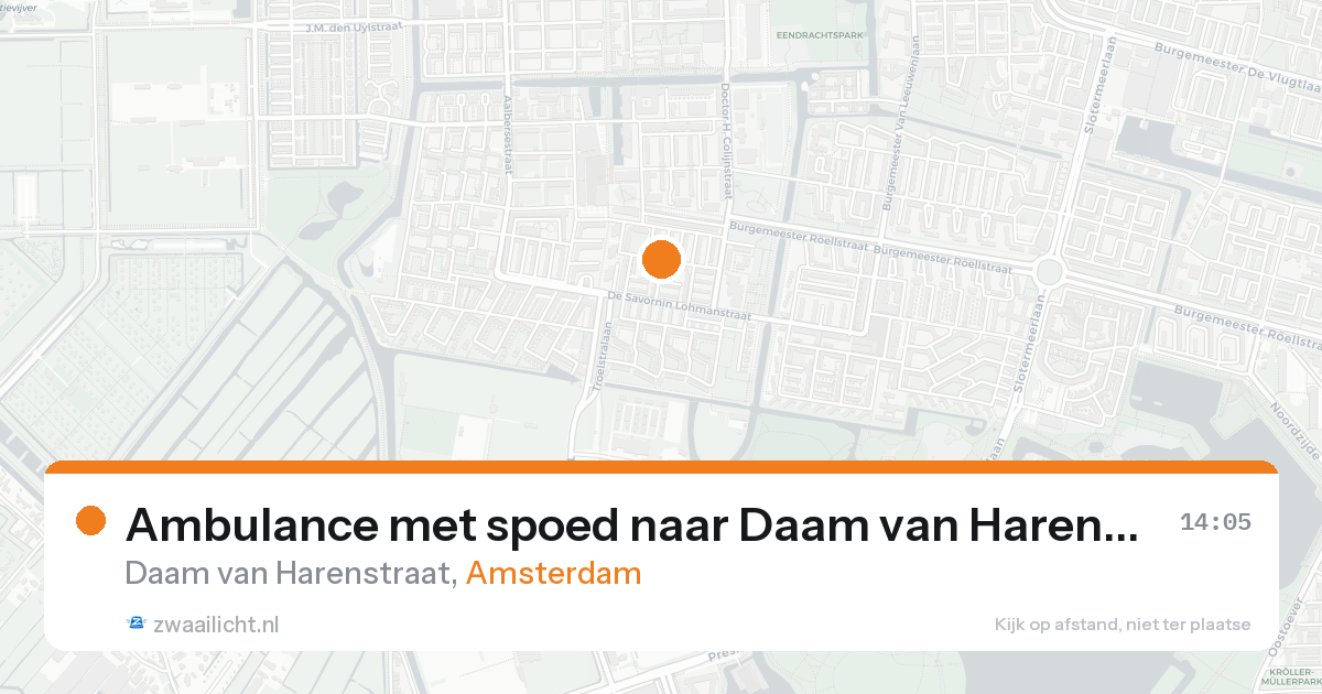 Ambulance met spoed naar Daam van Harenstraat in Amsterdam — 31 jan 2026