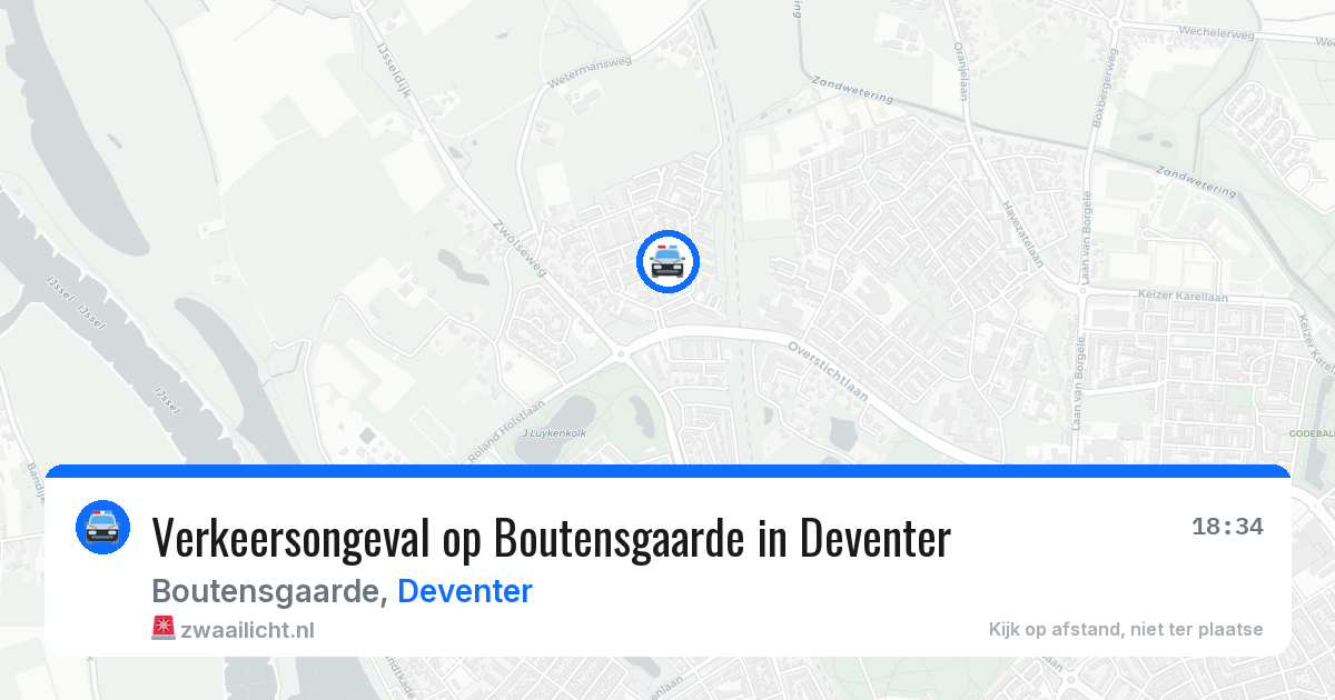 Verkeersongeval op Boutensgaarde in Deventer — 19 mei 2026
