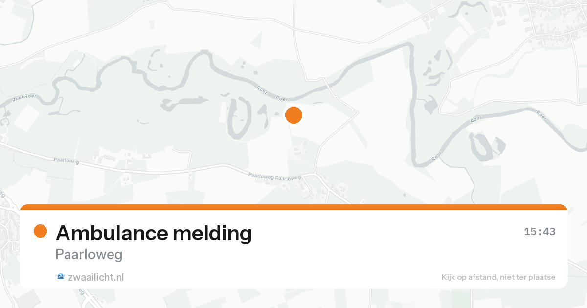 Ambulance melding — 7 feb 2026