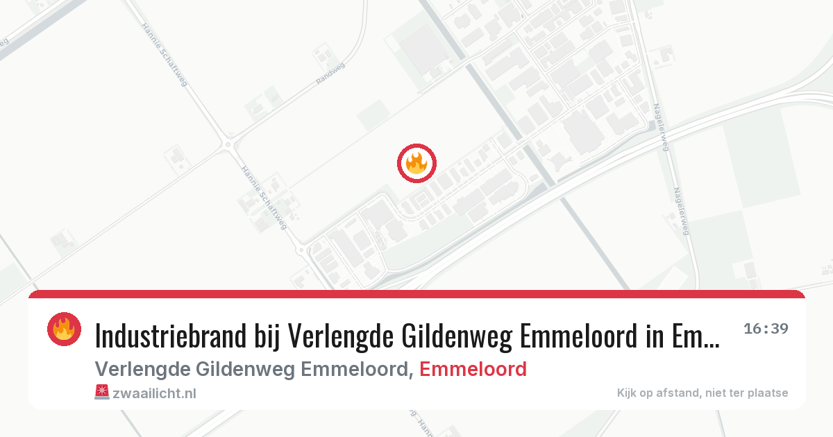 Industriebrand bij Verlengde Gildenweg Emmeloord in Emmeloord — 2 jul 2026