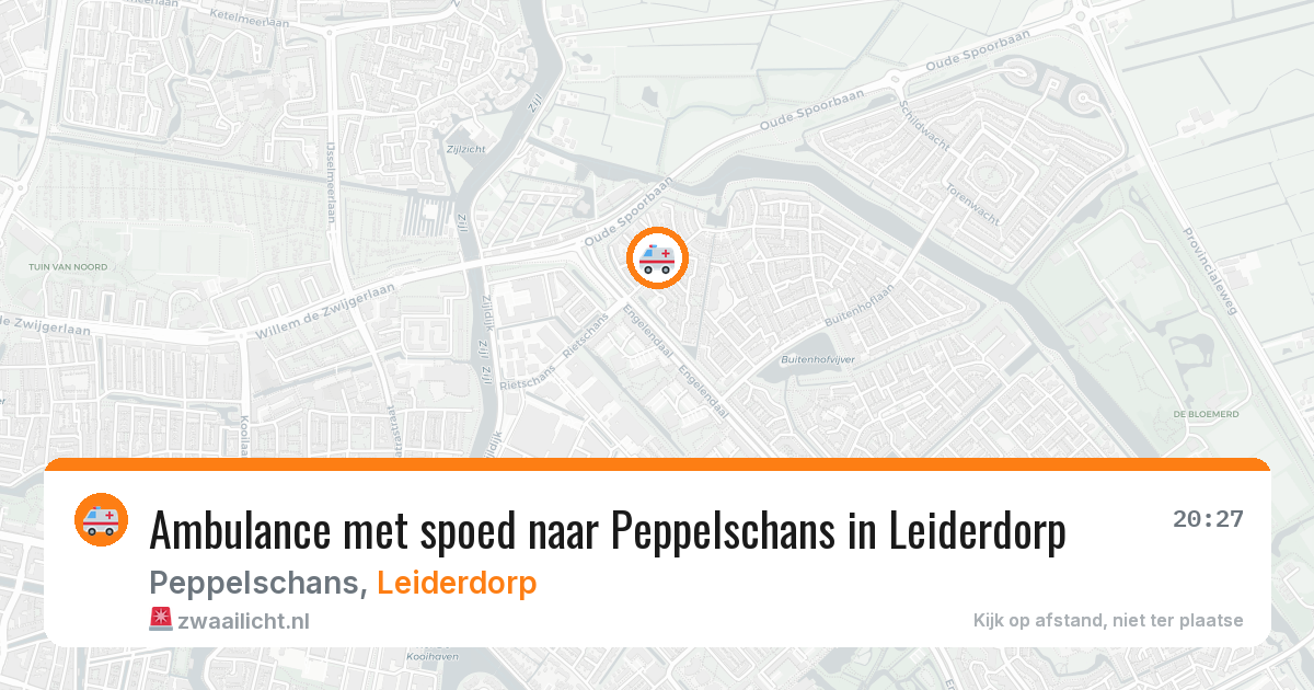Ambulance met spoed naar Peppelschans in Leiderdorp — 16 jan 2026