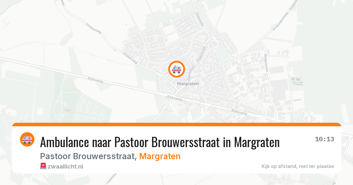 Ambulance naar Pastoor Brouwersstraat in Margraten — 16 feb 2026
