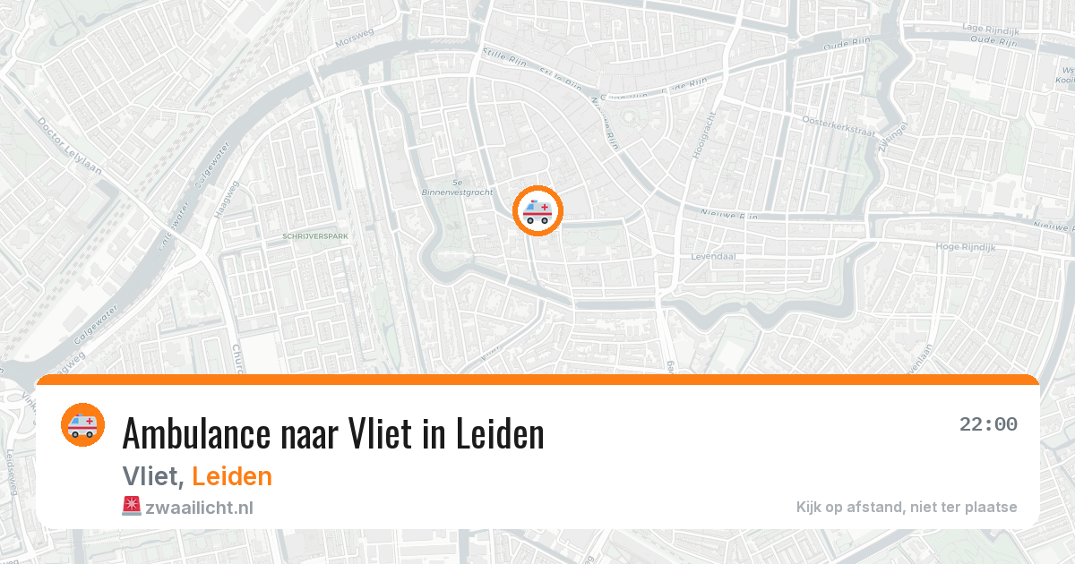 Ambulance naar Vliet in Leiden — 6 feb 2026