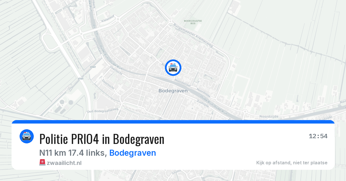Politie PRIO4 in Bodegraven — 29 mei 2026 | 🚨 Zwaailicht.nl