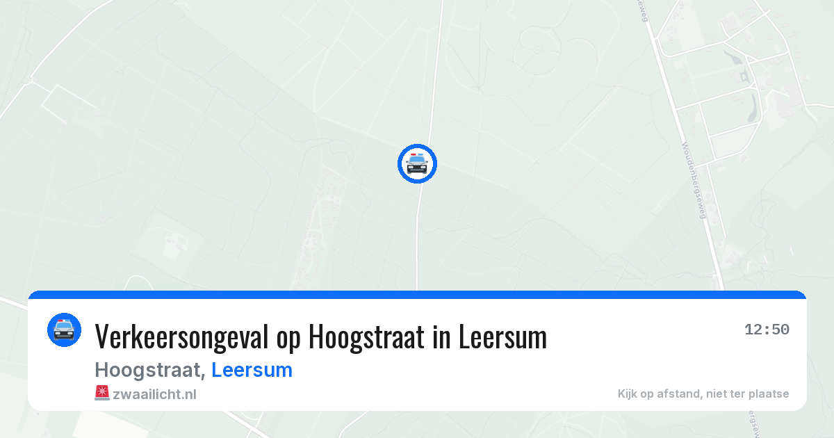 Verkeersongeval op Hoogstraat in Leersum — 8 mei 2026
