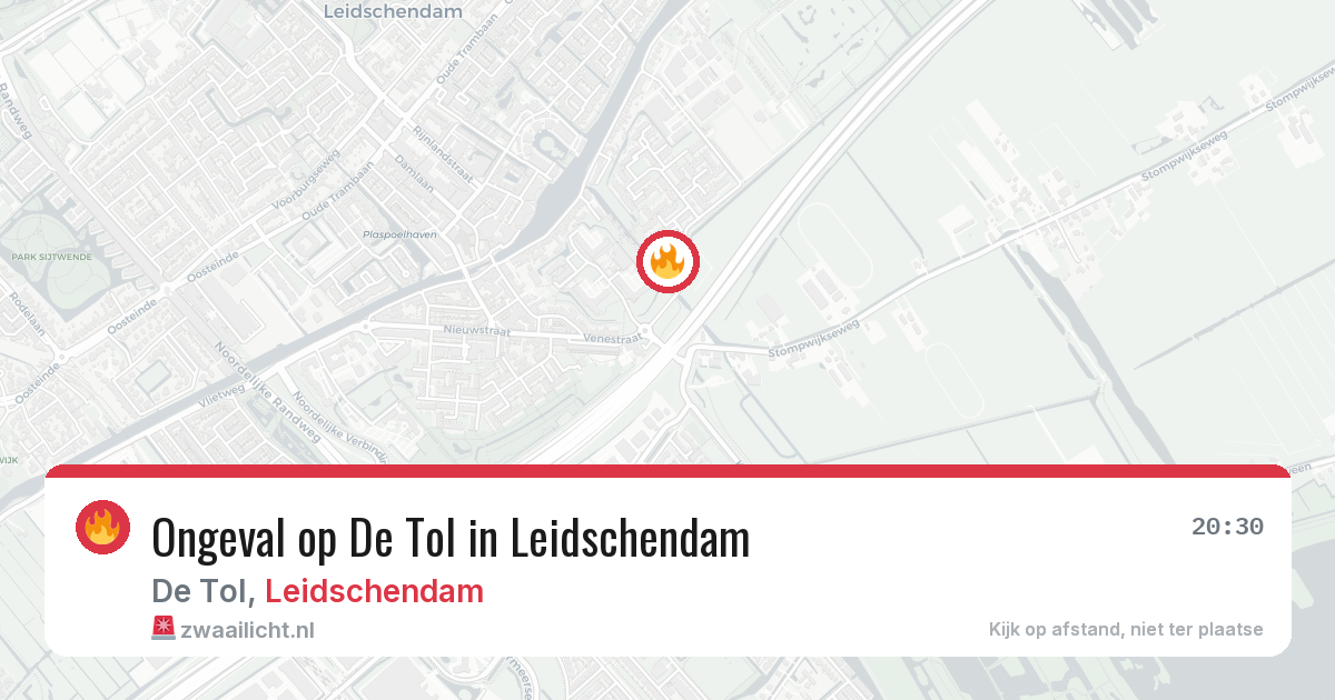 Ongeval op De Tol in Leidschendam — 17 mrt 2026
