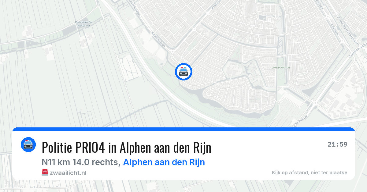 Politie PRIO4 in Alphen aan den Rijn — 1 apr 2026 | 🚨 Zwaailicht.nl