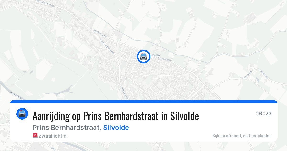Aanrijding op Prins Bernhardstraat in Silvolde — 23 jun 2026