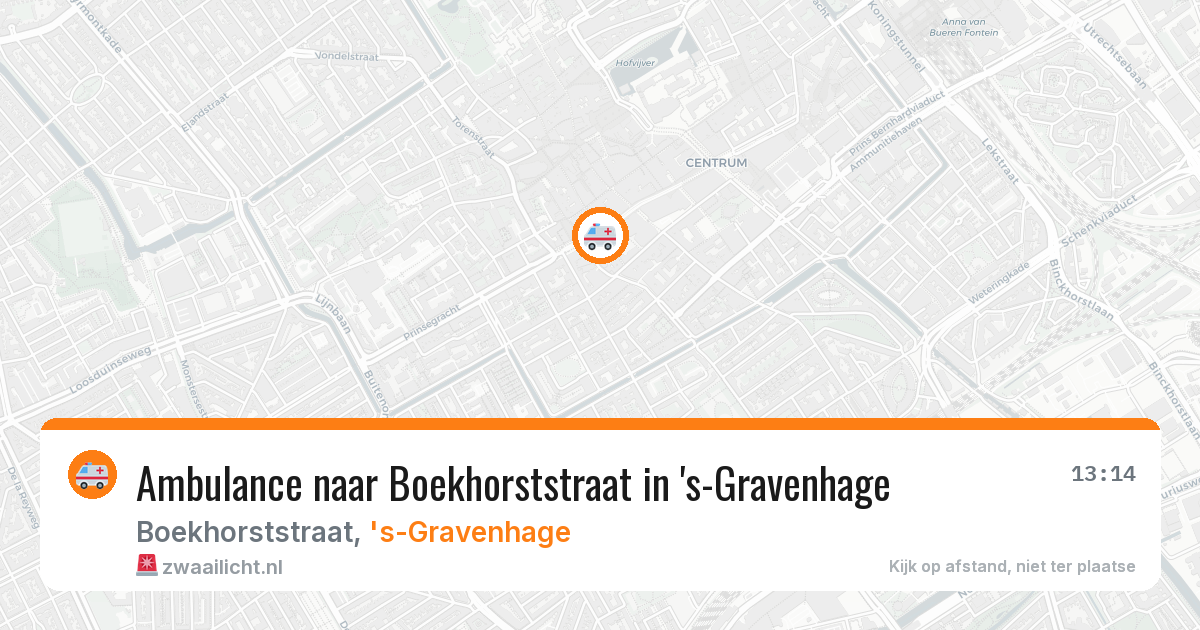 Ambulance naar Boekhorststraat in 's-Gravenhage — 2 feb 2026