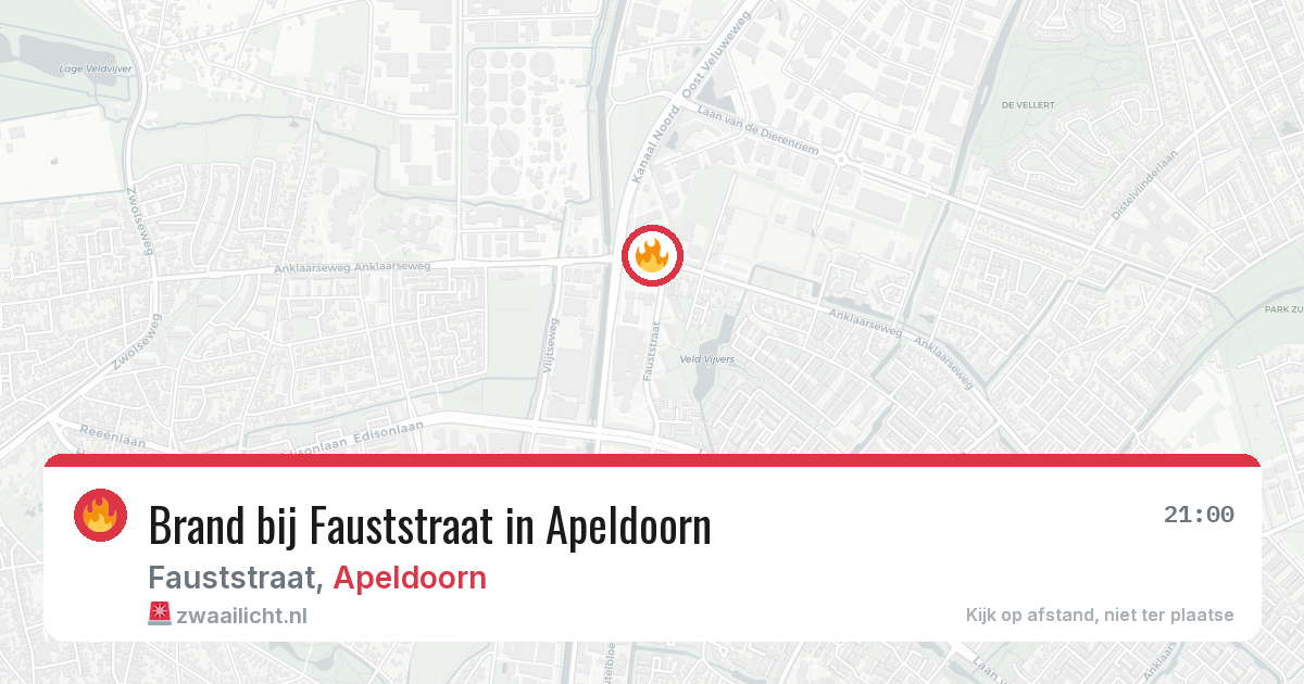 Brand bij Fauststraat in Apeldoorn — 12 jul 2026
