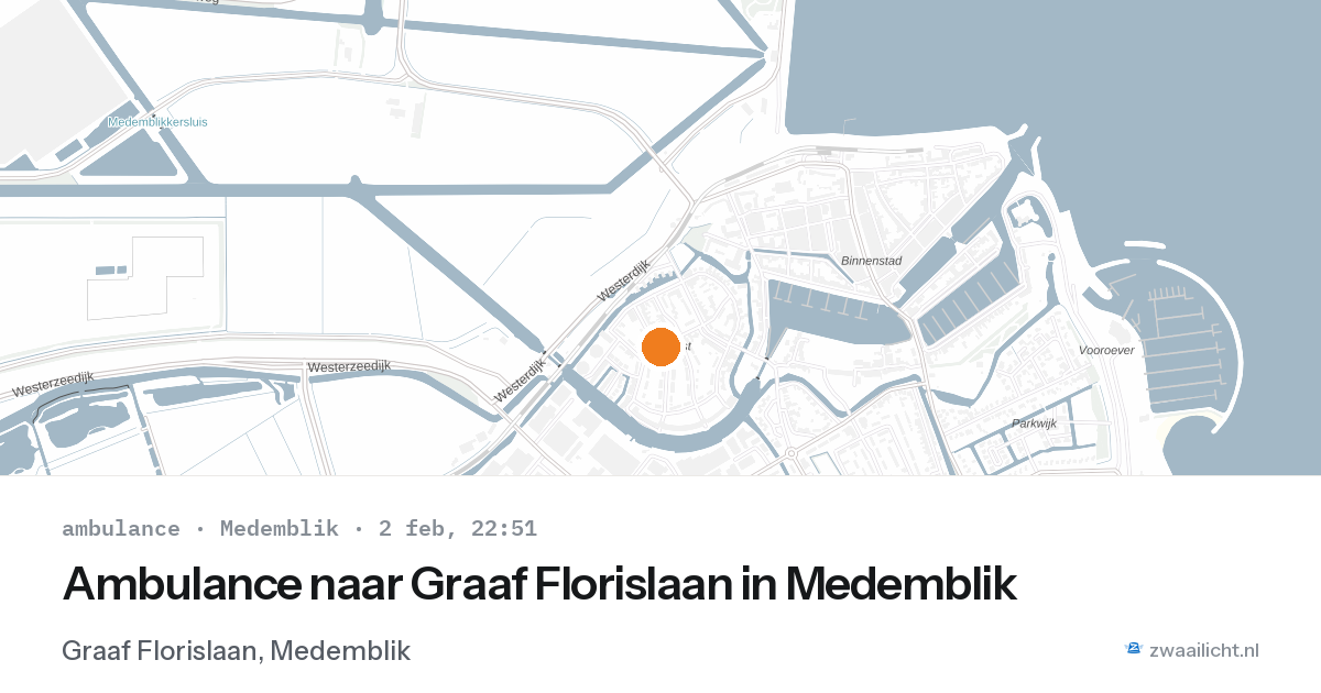 Ambulance naar Graaf Florislaan in Medemblik — 2 feb 2026