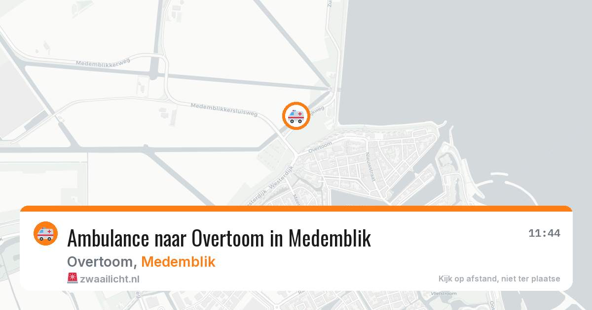 Ambulance naar Overtoom in Medemblik — 15 jun 2026
