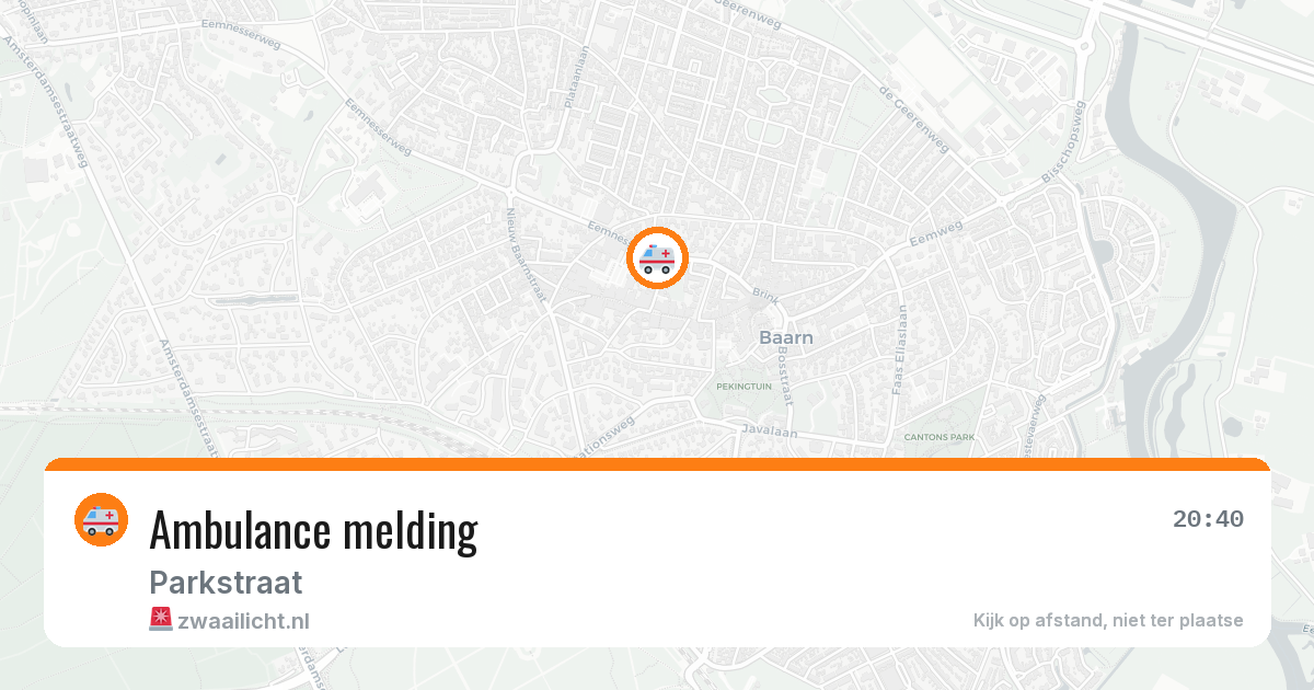 Ambulance melding — 4 mei 2026