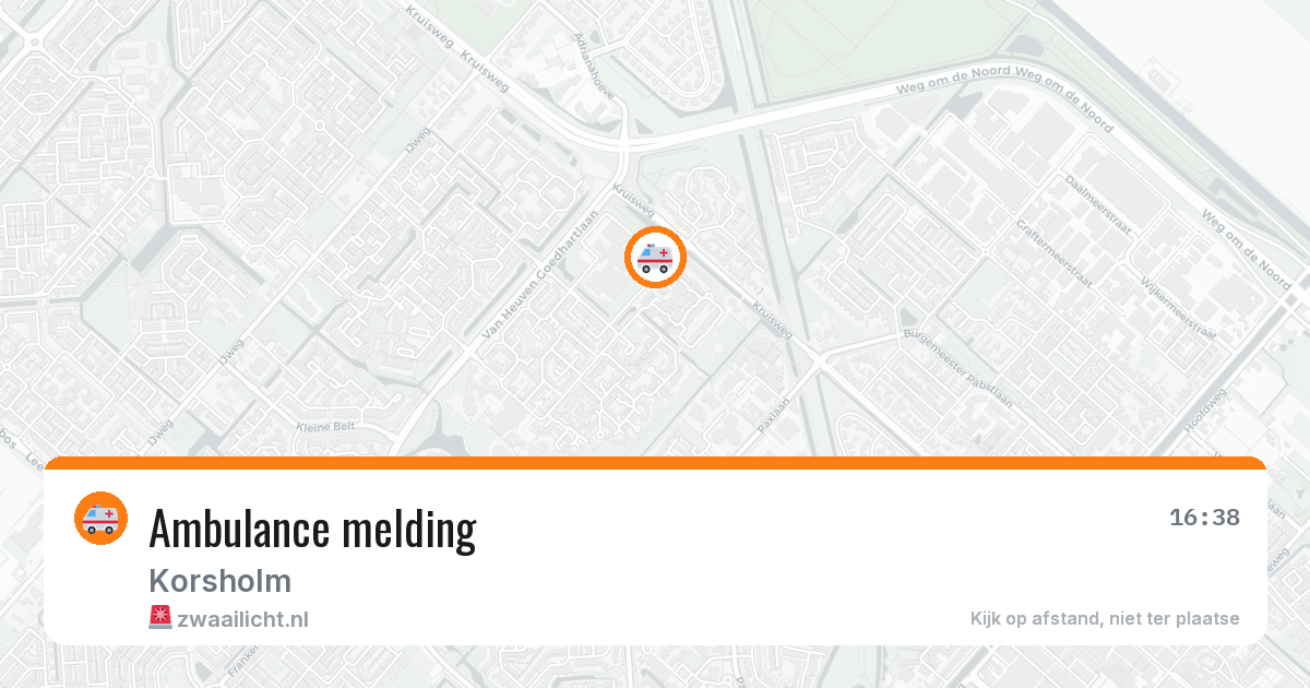Ambulance melding — 17 feb 2026
