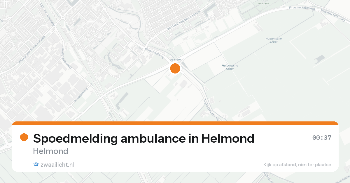 Spoedmelding ambulance in Helmond — 7 feb 2026