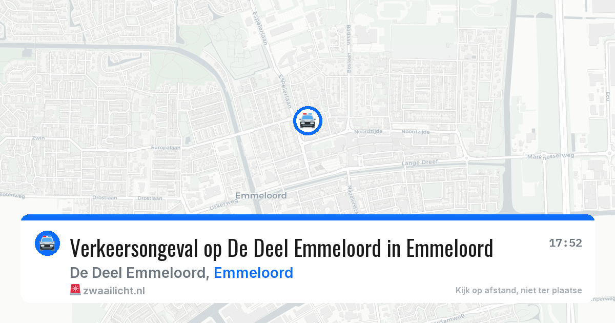 Verkeersongeval op De Deel Emmeloord in Emmeloord — 27 jan 2026