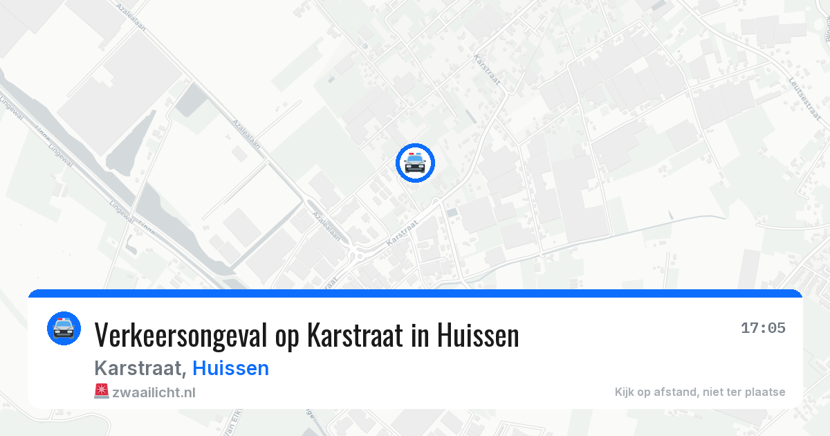 Verkeersongeval op Karstraat in Huissen — 20 jan 2026