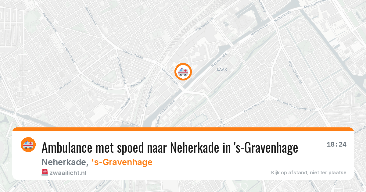 Ambulance met spoed naar Neherkade in 's-Gravenhage — 23 feb 2026