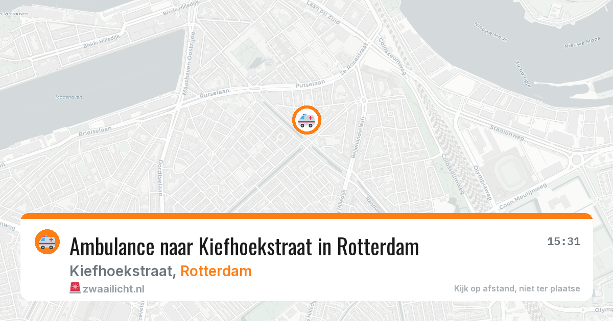Ambulance naar Kiefhoekstraat in Rotterdam — 11 mrt 2026