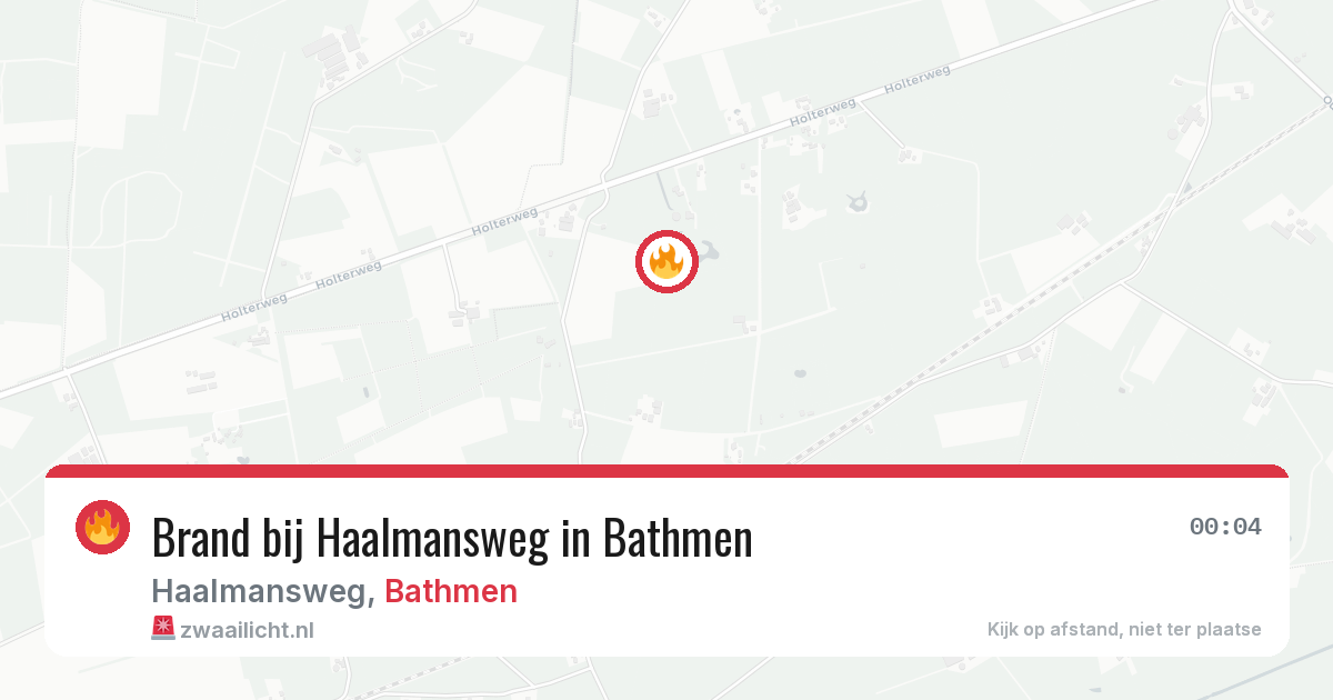 Brand bij Haalmansweg in Bathmen — 19 jun 2026