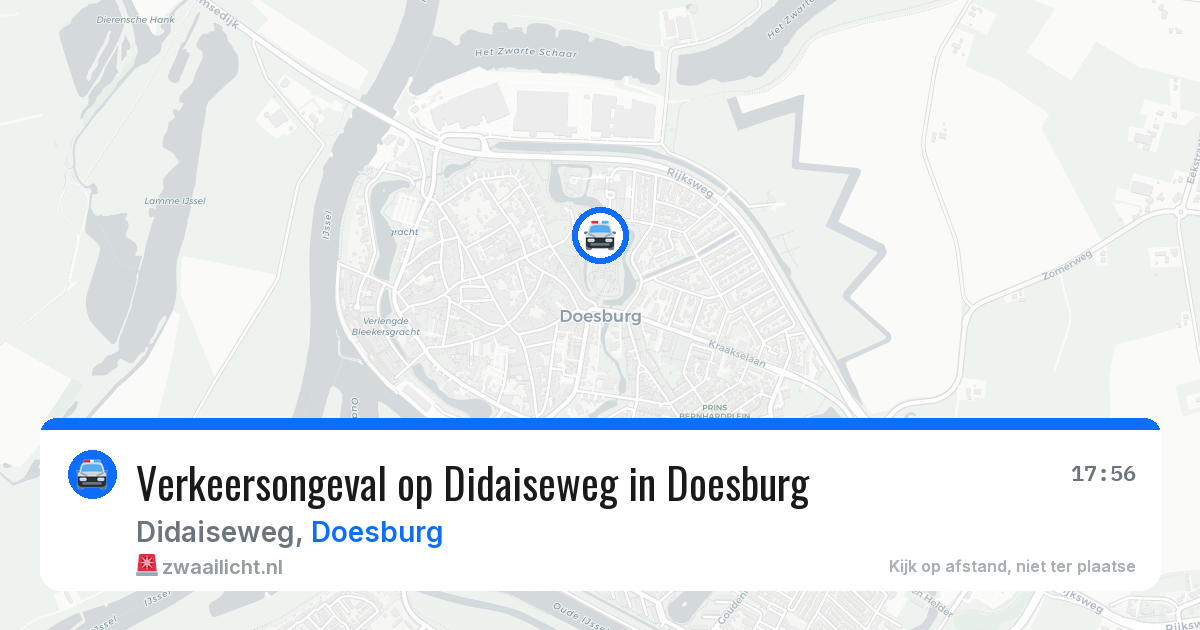 Verkeersongeval op Didaiseweg in Doesburg — 17 jun 2026
