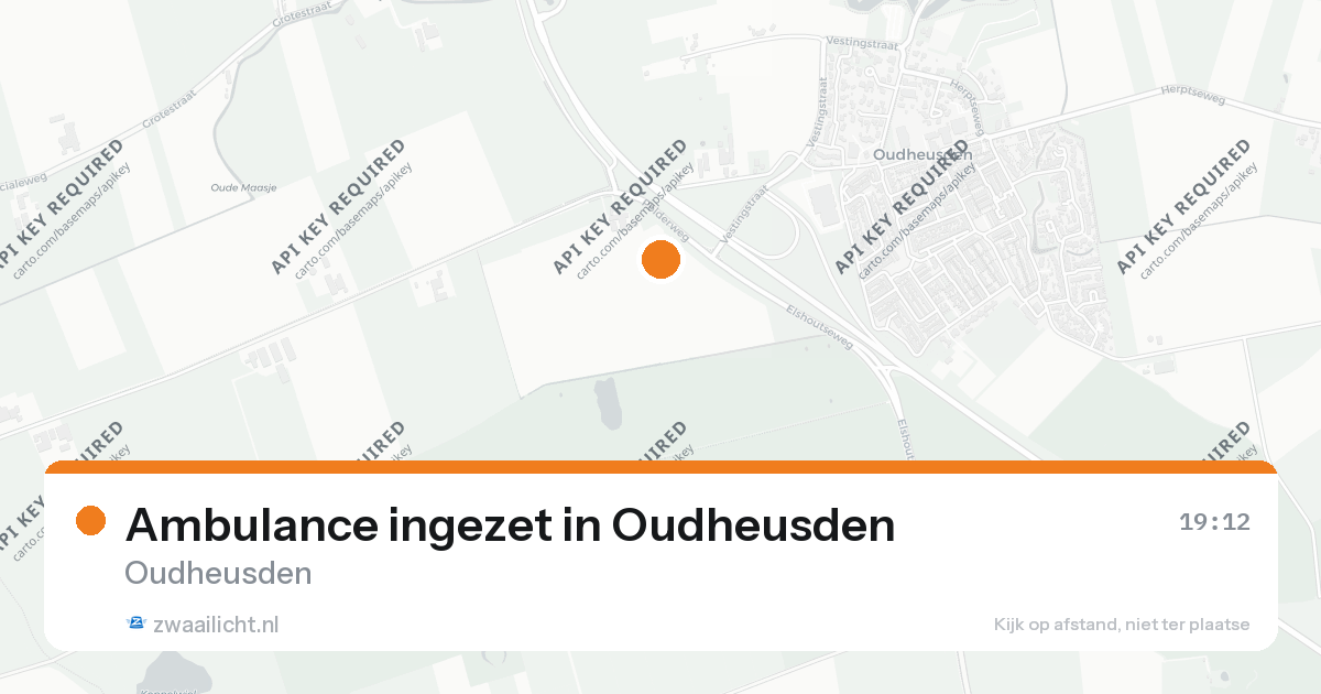 Ambulance ingezet in Oudheusden — 25 aug 2026