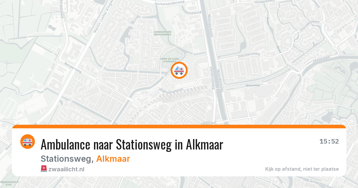 Ambulance naar Stationsweg in Alkmaar — 8 feb 2026