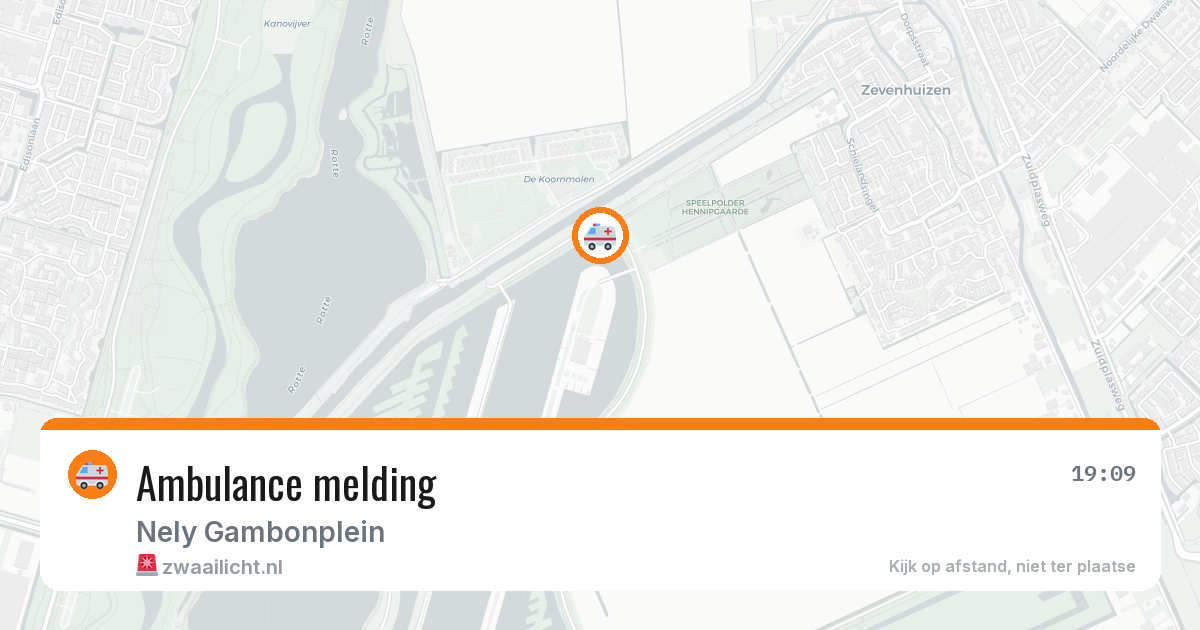 Ambulance melding — 5 jul 2026