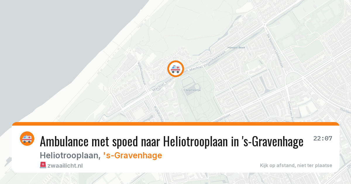 Ambulance met spoed naar Heliotrooplaan in 's-Gravenhage — 30 jun 2026