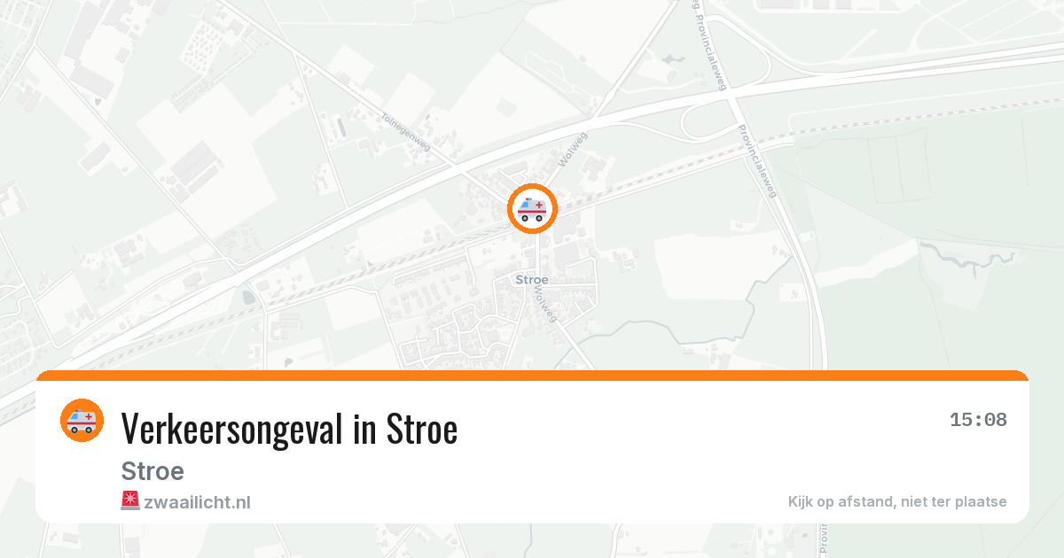 Verkeersongeval in Stroe — 25 jul 2026