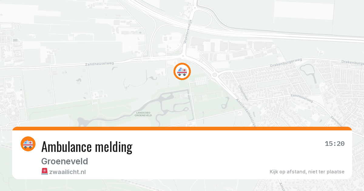 Ambulance melding — 28 jul 2026