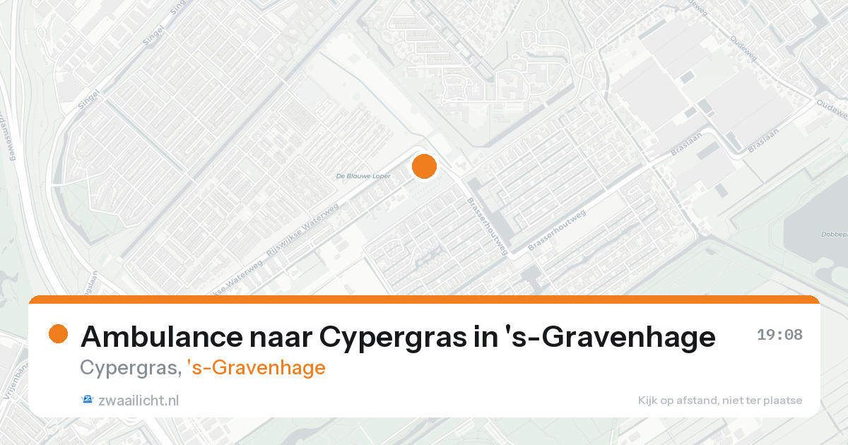 Ambulance naar Cypergras in 's-Gravenhage — 25 aug 2026