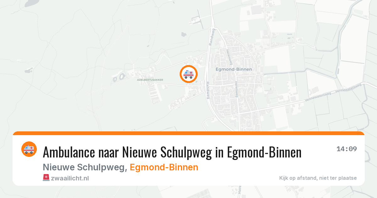 Ambulance naar Nieuwe Schulpweg in Egmond-Binnen — 29 jun 2026